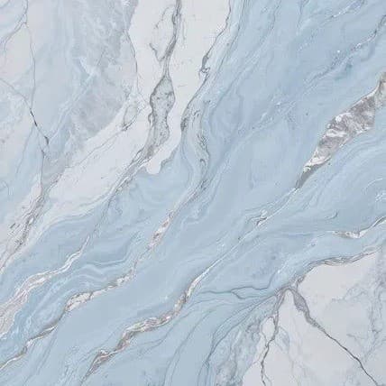 Azure Blue Marble Glazed Vitrified Tile 600×1200 mm - Image 1