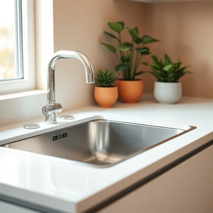 Premium Stainless Steel Kitchen Sink with Faucet - Image 1